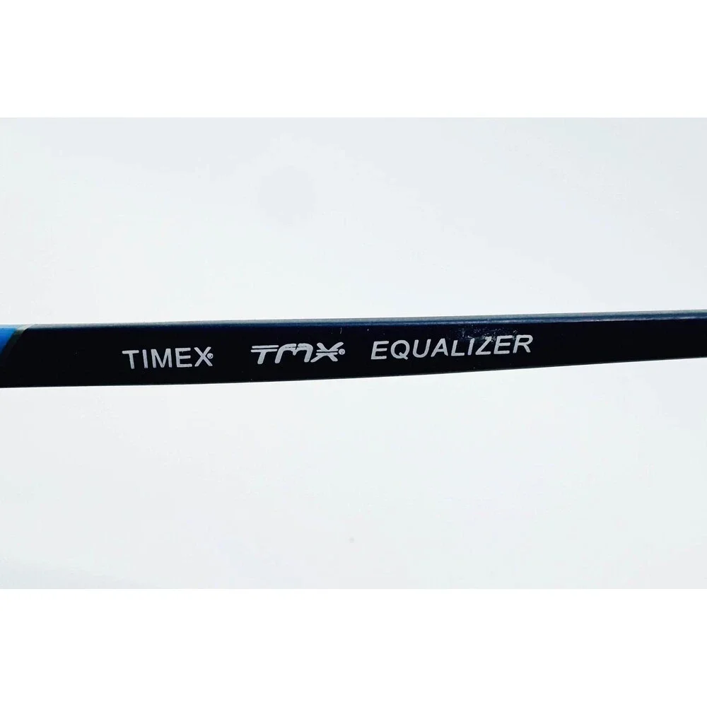 Timex Equalizer Eyeglasses Frames Mens Black Blue Trim 55-18-140